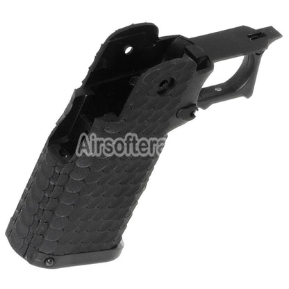 Airsoft E&C Polymer Pistol Grip Set For E&C Tokyo Marui Hi-Capa Series GBB Pistols Black