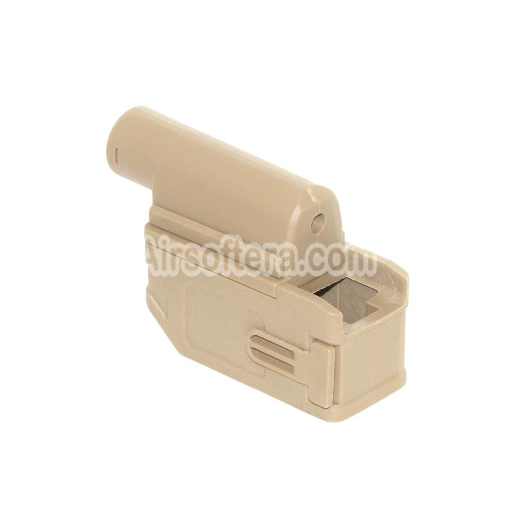 Airsoft M4 Magazine Adaptor for CYMA Golden Eagle Double Eagle Tokyo Marui M870 AEG Shotgun Tan