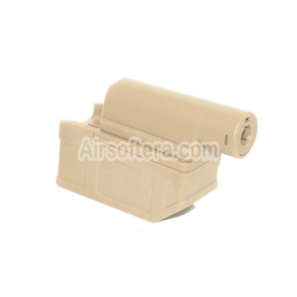 Airsoft M4 Magazine Adaptor for CYMA Golden Eagle Double Eagle Tokyo Marui M870 AEG Shotgun Tan