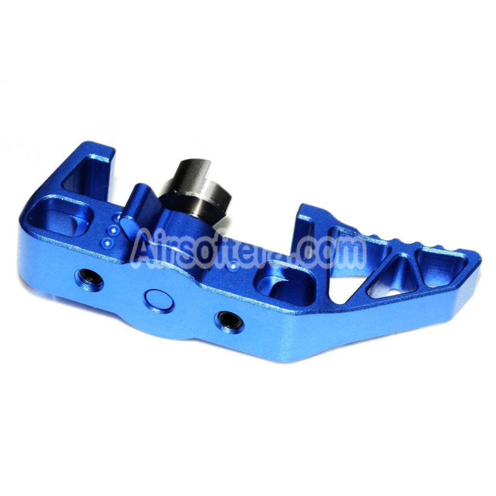 Airsoft 5KU Aluminium Selector Switch Charging Handle (Type-3) For ACTION ARMY AAP-01 GBB Pistols Blue