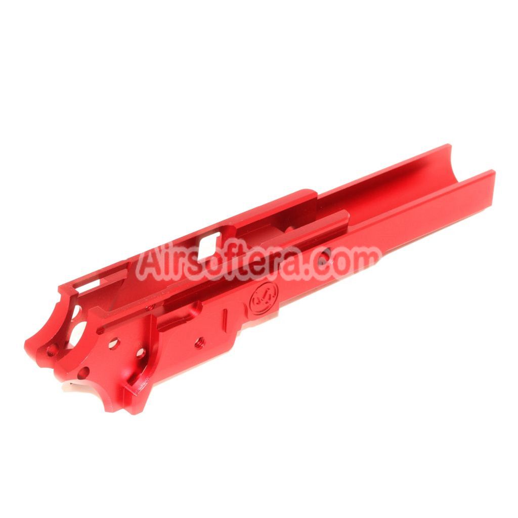 Airsoft 5KU CNC Aluminum Middle Frame Type-2 Infinity for Tokyo Marui Hi-Capa Series GBB Pistols Red