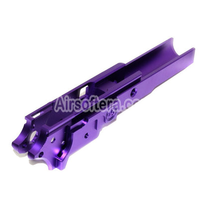 Airsoft 5KU CNC Aluminum Middle Frame Type-2 Infinity for Tokyo Marui Hi-Capa Series GBB Pistols Purple