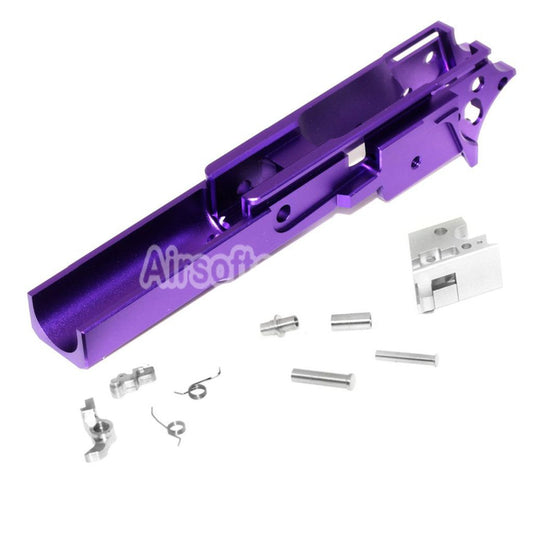 Airsoft 5KU CNC Aluminum Middle Frame Type-2 Infinity for Tokyo Marui Hi-Capa Series GBB Pistols Purple