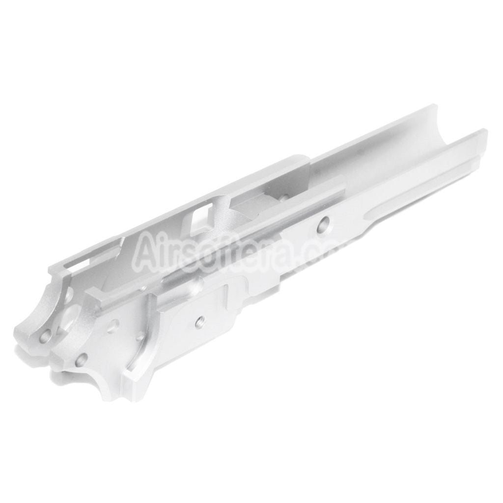 Airsoft 5KU CNC Aluminum Middle Frame Type-3 for Tokyo Marui Hi-Capa Series GBB Pistols Silver