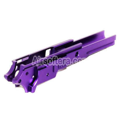 Airsoft 5KU CNC Aluminum Middle Frame Type-4 2011 for Tokyo Marui Hi-Capa Series GBB Pistols Purple