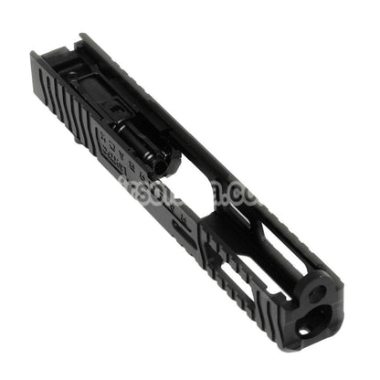 Airsoft 5KU CNC Aluminum 9INE RMR Ready Barrel Slide Set For WE Tokyo Marui G17 Gen3 GBB Pistols Black