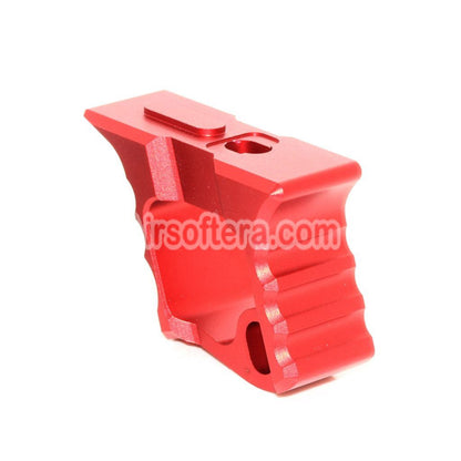 Airsoft 5KU HALO Style Handstop For KeyMod M-LOK Rail System Red