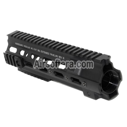 Airsoft 5KU 245mm CNC Aluminum SMR Tactical Handguard Rail System for VFC Umarex HK416 GBB Rifles Black