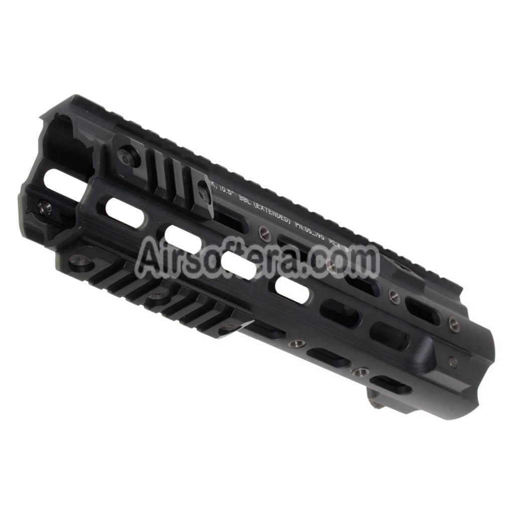 Airsoft 5KU 245mm CNC Aluminum SMR Tactical Handguard Rail System for VFC Umarex HK416 GBB Rifles Black