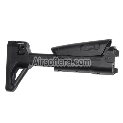 Airsoft CYMA 5-Positions Retractable Side Folding Stock for CYMA Platinum Edition CM103 AK Alfa AEG Rifle Black