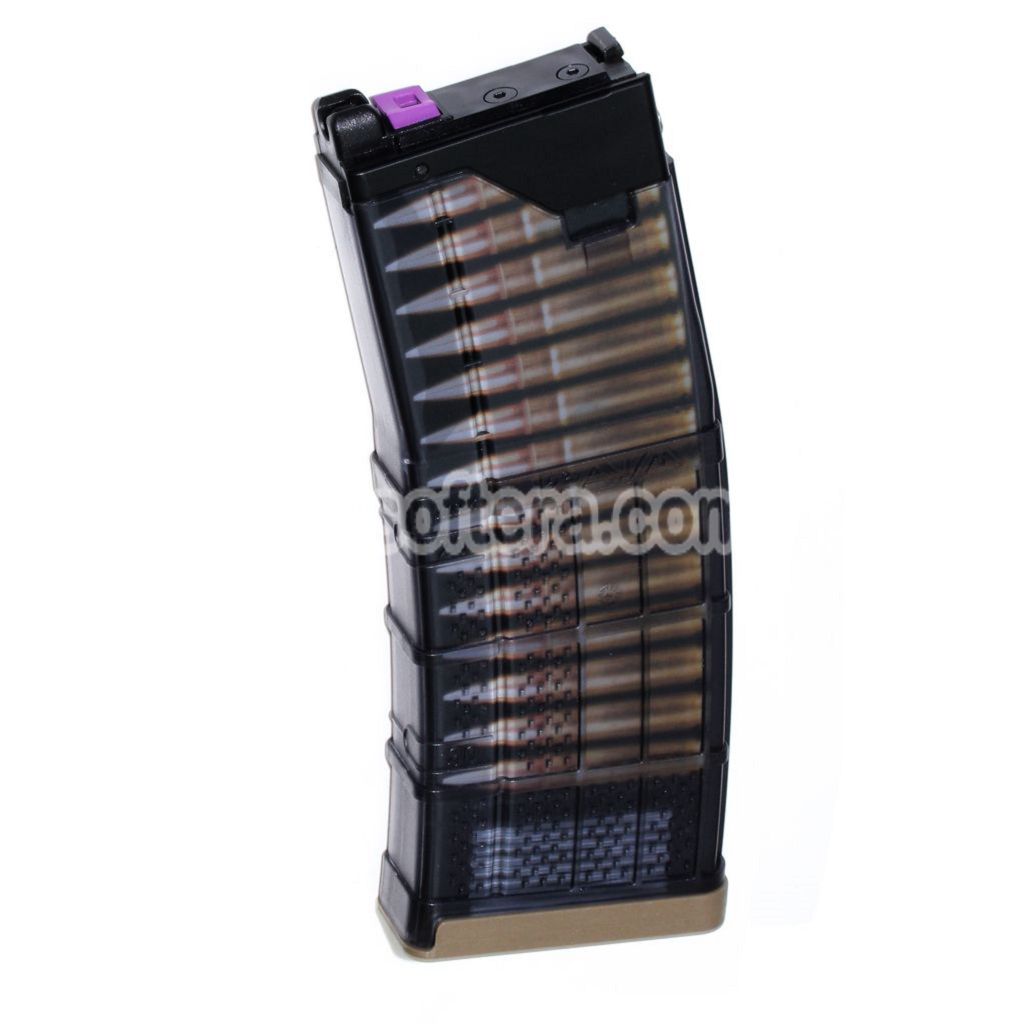 Airsoft CYMA Lancer Systems L5AWM 300BLACKOUT 30rd Gas Magazine For CYMA CGS Tokyo Marui M4 Series MWS GBB Rifles Black/FDE