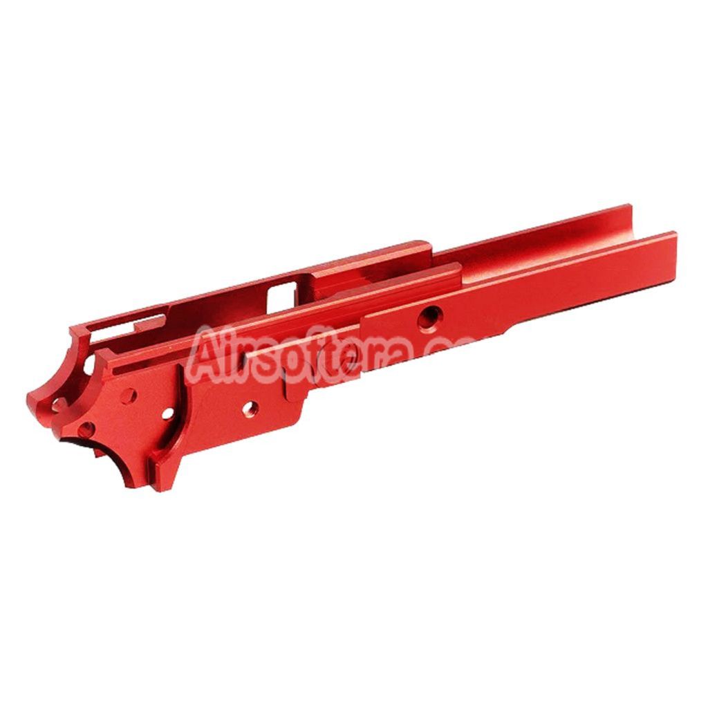 Airsoft 5KU CNC Aluminum Middle Frame Type-1 SV for Tokyo Marui Hi-Capa Series GBB Pistols Red