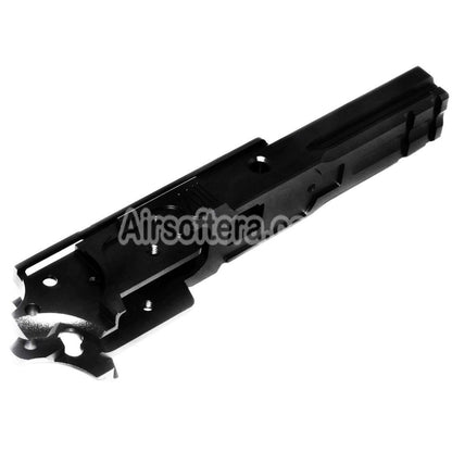 Airsoft 5KU CNC Aluminum Middle Frame Type-4 2011 for Tokyo Marui Hi-Capa Series GBB Pistols Black