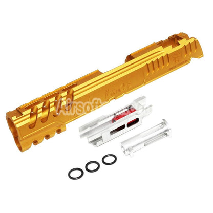 Airsoft 5KU CNC Aluminum Limcat Speed Cat Slide Set For Tokyo Marui Hi-Capa 5.1 1911 Series GBB Pistols Gold