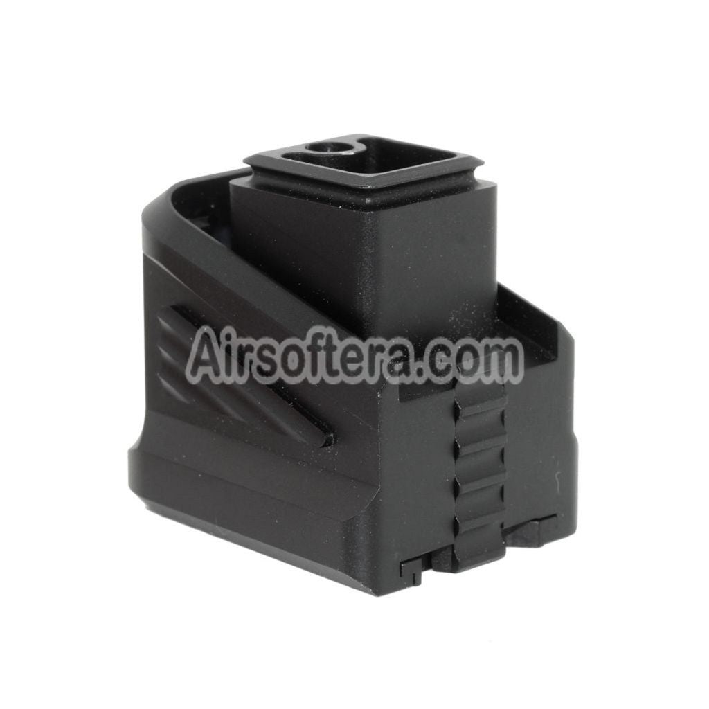 Airsoft 5KU CNC Aluminum Magazine Extension Pad For Tokyo Marui G17 G18C G-Series GBB Pistols Magazine Black