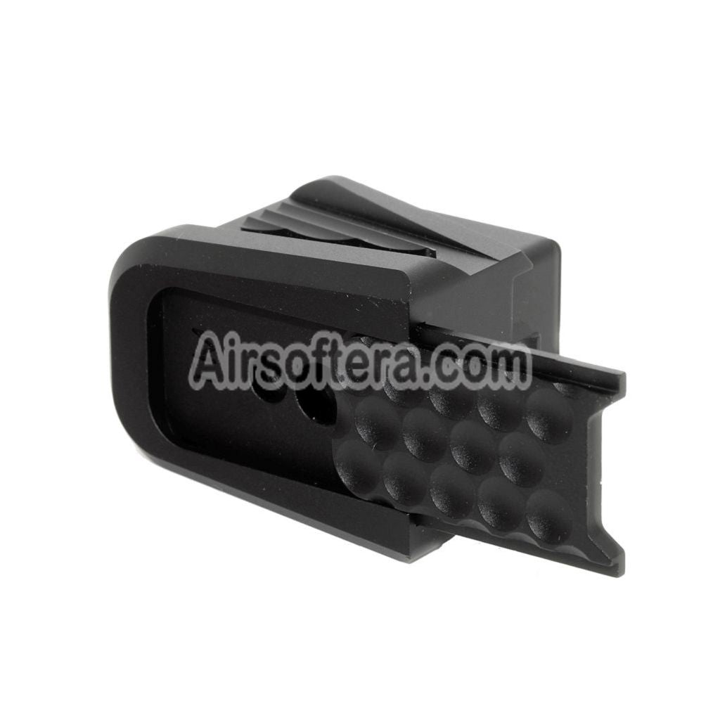 Airsoft 5KU CNC Aluminum Magazine Extension Pad For Tokyo Marui G17 G18C G-Series GBB Pistols Magazine Black