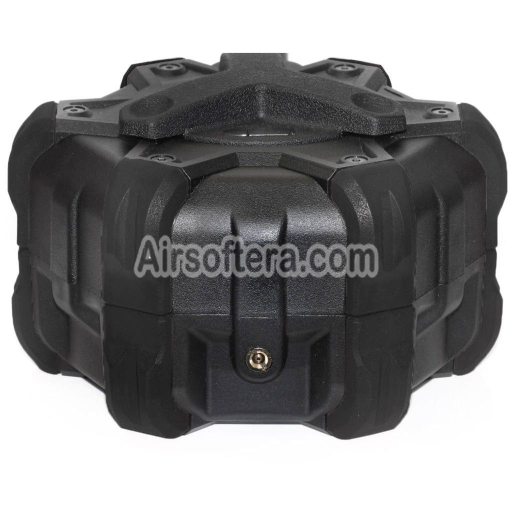 Airsoft WE 350rd Gas Drum Magazine for ISSC M22 / EMG SAI BLU / E&C / APS / ARMY / BELL / UMAREX / Elite force / VFC / AW / WE / Tokyo Marui G17 G18C G-Series GBB Pistol Black