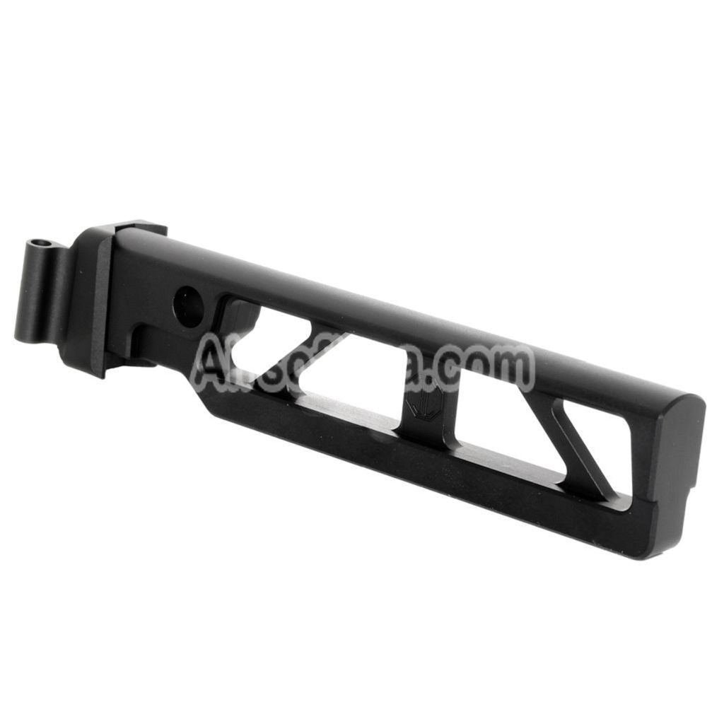 Airsoft 5KU Aluminium 6-Positions Skeleton ST-6 Folding Stock Tube with Adaptor for D-Boys GHK LCT CYMA AKS74 AK-105 Series AEG GBB Rifles