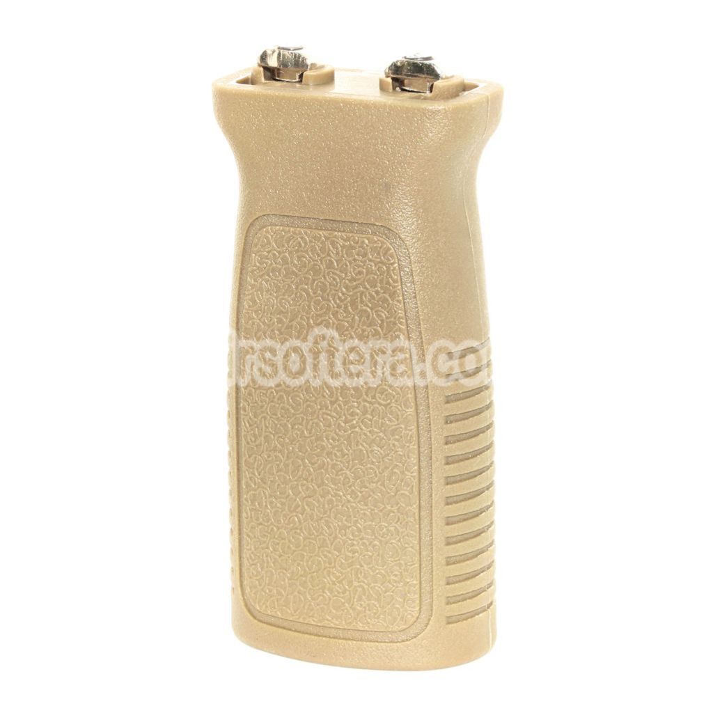 Airsoft Battleaxe Polymer Vertical Foregrip For M-LOK System Rifles Dark Earth Tan