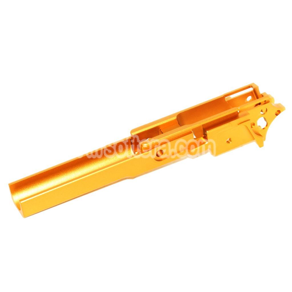 Airsoft 5KU CNC Aluminum Middle Frame 2011 Type-1 For Tokyo Marui Hi-Capa Series GBB Pistols Gold