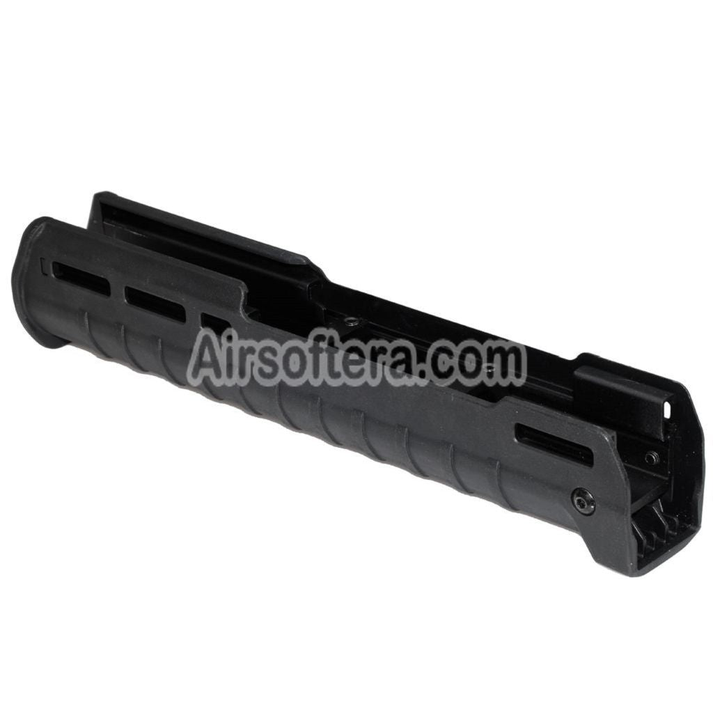 Airsoft CYMA 297mm Polymer ZHUKOV Style AKM M-LOK Lower Handguard System For CYMA CM077 AK Zhukov Series AEG Rifles Black