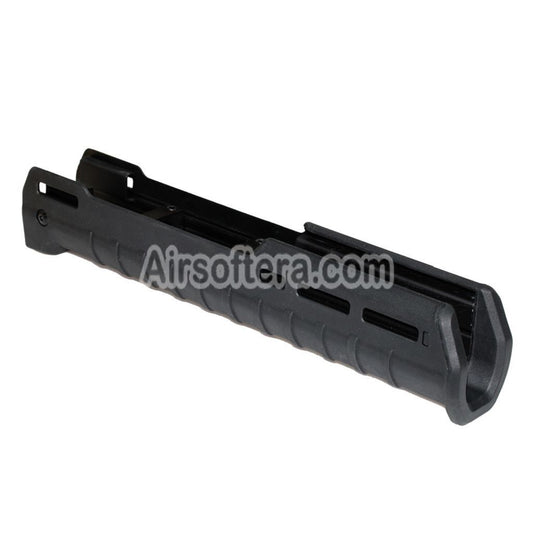 Airsoft CYMA 297mm Polymer ZHUKOV Style AKM M-LOK Lower Handguard System For CYMA CM077 AK Zhukov Series AEG Rifles Black