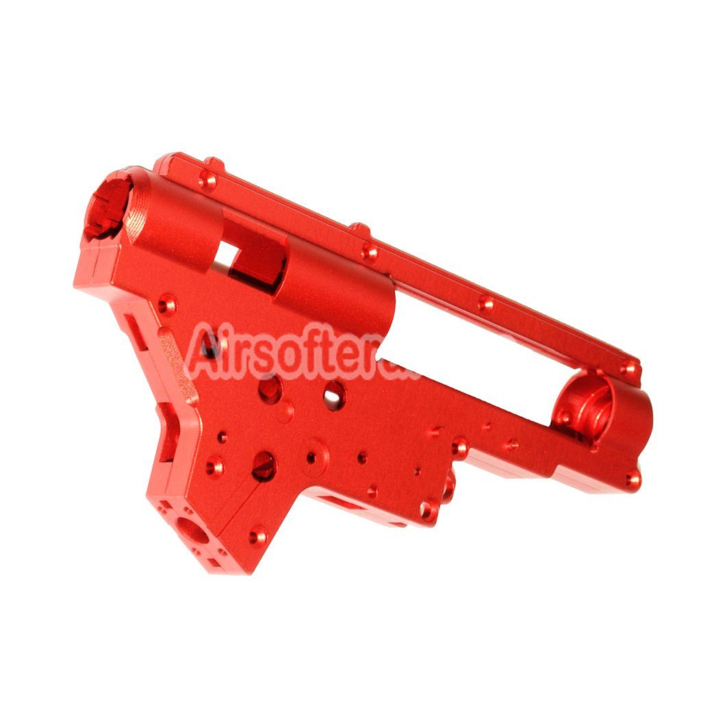 Airsoft CYMA CNC Aluminum 8mm QD Gearbox Shell For CYMA Platinum Series SR25 QBS AEG Rifles Red