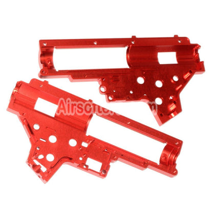 Airsoft CYMA CNC Aluminum 8mm QD Gearbox Shell For CYMA Platinum Series SR25 QBS AEG Rifles Red