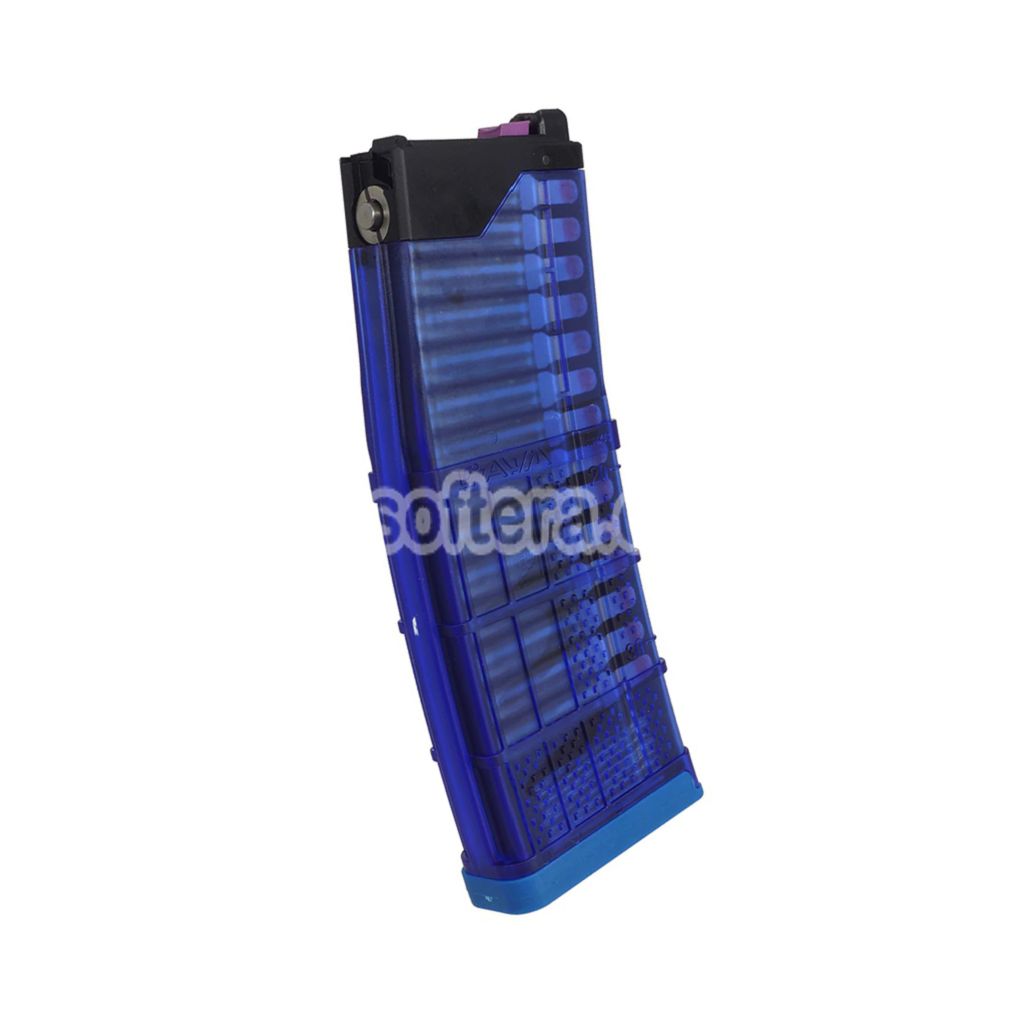 Airsoft CYMA Lancer Systems L5AWM 5.56 30rd Gas Magazine For CYMA CGS Tokyo Marui M4 Series MWS GBB Rifles Blue