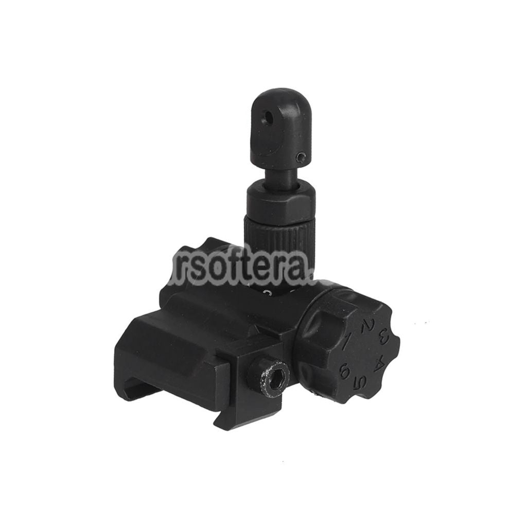 Airsoft CYMA Metal Flip Up Rear Sight For CYMA FN SCAR-L MK16 AEG Rifles